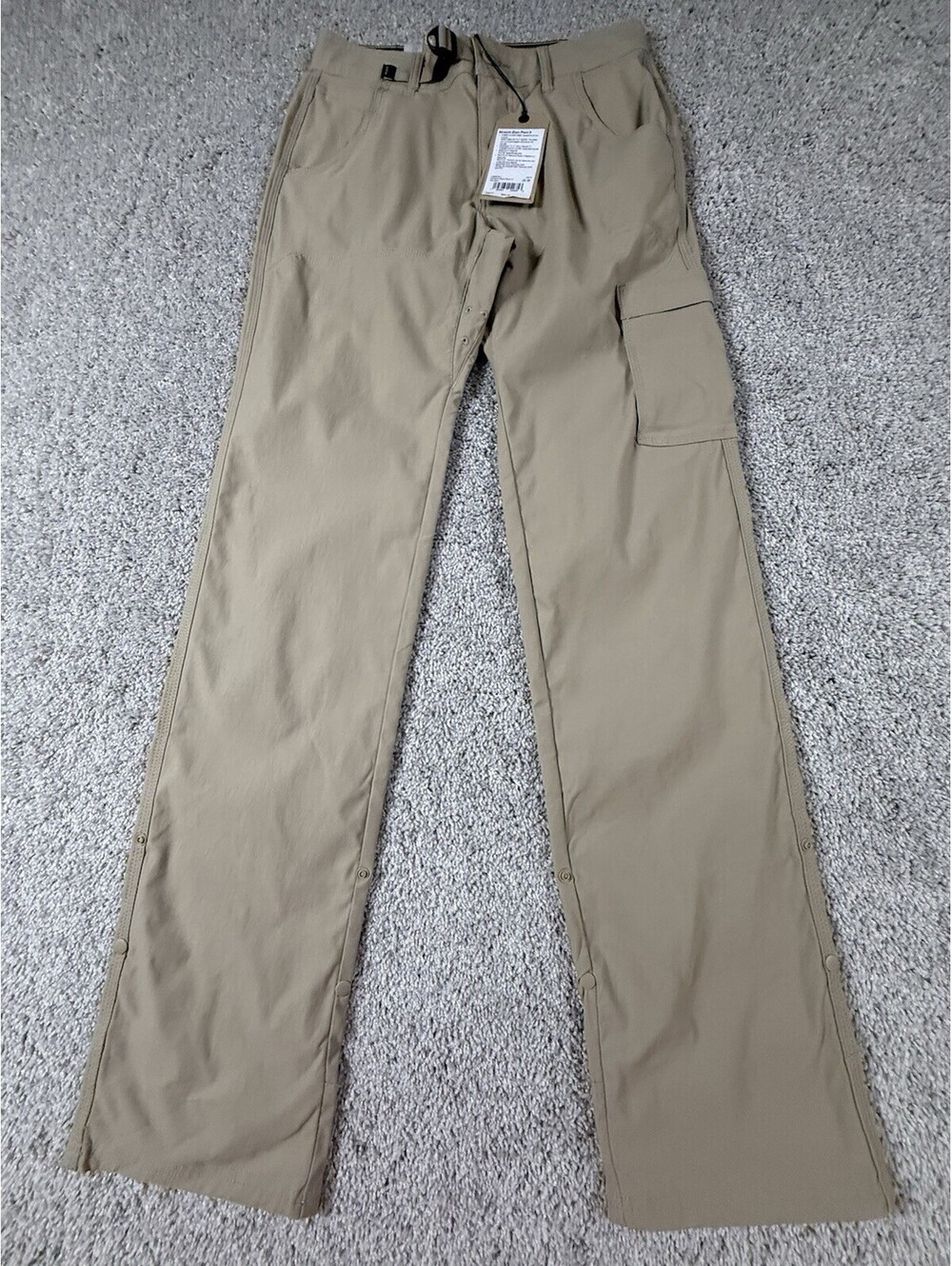 NWT Prana Mens Stretch Zion Straight Pant II Size 28 X 36 Sandbar $95